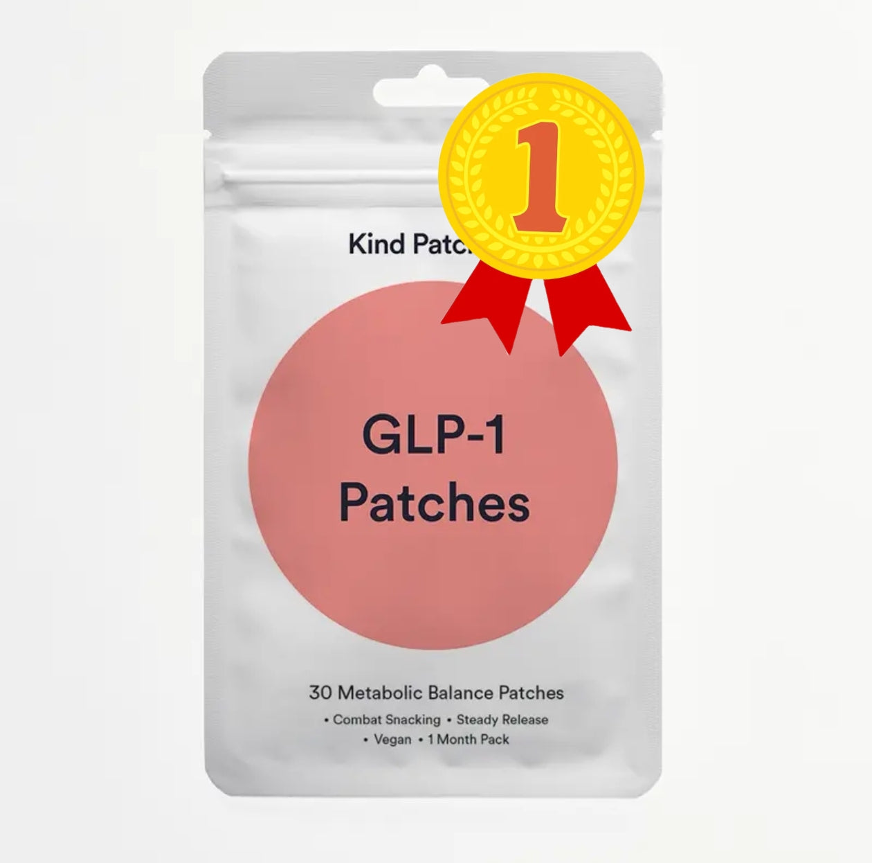 GLP-1 Patches with L Glutamine, Berberine, Chromium, Pomegranate and Cinnamon - 30 Count