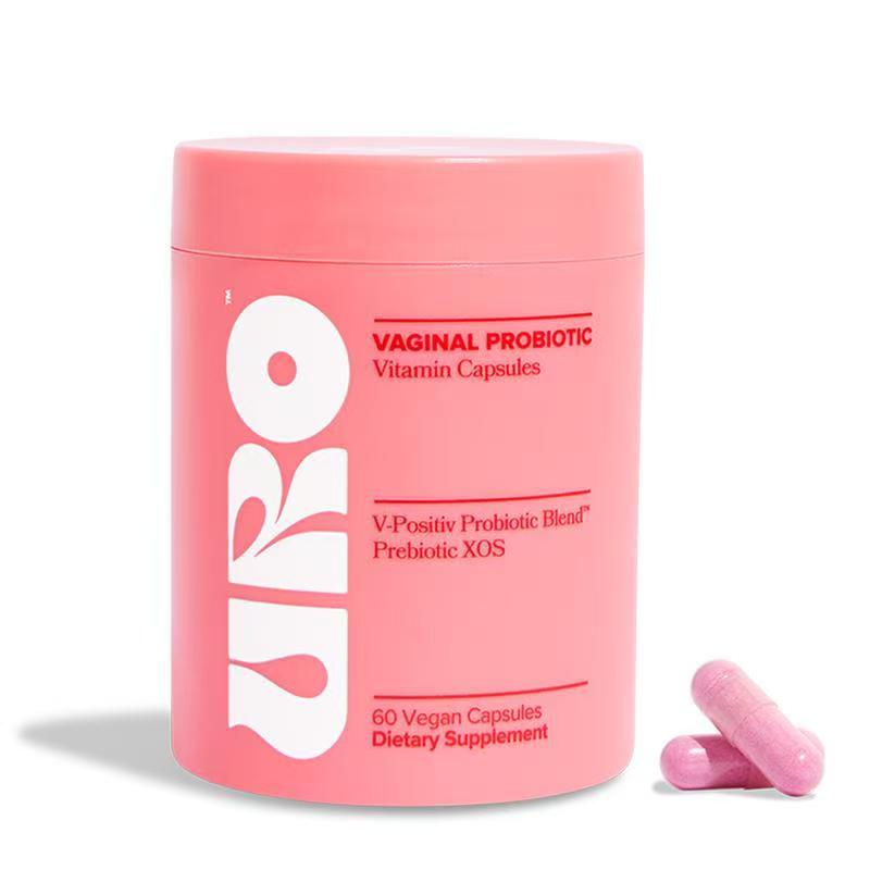 URO Vaginal Probiotics for Women pH Balance with Prebiotics & Lactobacillus Probiotic Blend - Women's Vaginal Health Supplement - Promote Healthy Vaginal Odor & Vaginal Flora, 60 Count (Pack of 1)